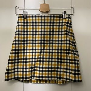 Wilfred Plaid Skirt